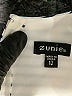 Zunie Stripes White Dress Size 12 - photo 3