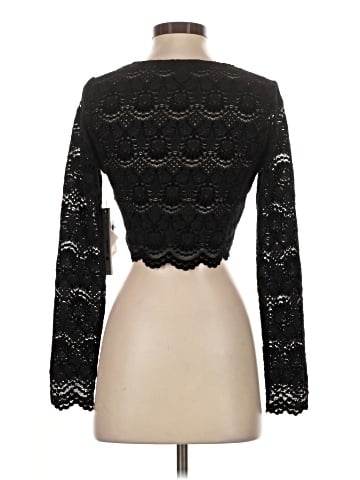 Aqua Long Sleeve Top (view 2)