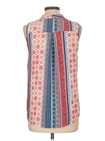 Pink Rose Sleeveless Blouse (view 2)