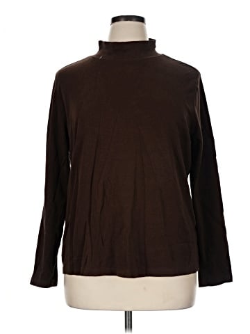 St. John's Bay Long Sleeve Turtleneck (view 1)