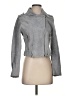 Blank NYC 100% Leather Gray Leather Jacket Size S - photo 1