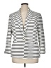 Anne Klein Stripes White Blazer Size XL - photo 1