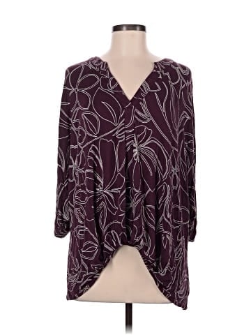 Akemi + Kin 3/4 Sleeve Blouse (view 1)