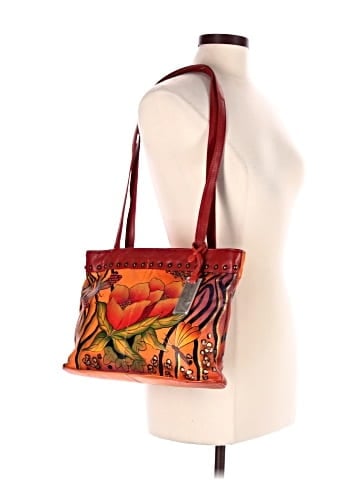 Anuschka Leather Shoulder Bag (view 2)