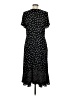 Talbots Polka Dots Black Casual Dress Size 8 - photo 2