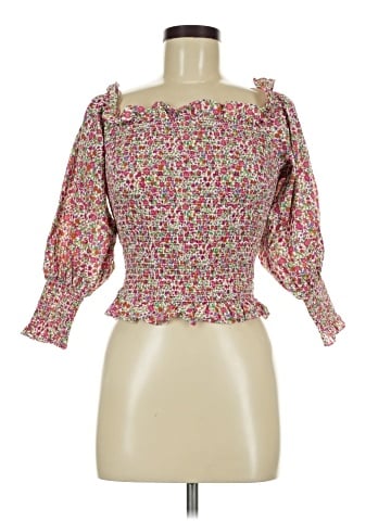 Do & Be 3/4 Sleeve Blouse (view 1)