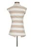 Mauve Stripes Tan Sleeveless Blouse Size XXS - photo 2