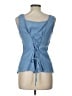 Shein Blue Sleeveless Blouse Size L - photo 2