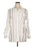 Apt. 9 Stripes Ivory Long Sleeve Blouse Size XL - photo 1