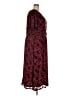 BLOOMCHIC Paisley Burgundy Casual Dress Size 22 - photo 4