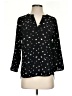 Daniel Rainn Stars Black 3/4 Sleeve Blouse Size S - photo 1