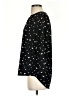 Daniel Rainn Stars Black 3/4 Sleeve Blouse Size S - photo 5