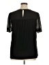 Daniel Rainn Black Short Sleeve Blouse Size 1X - photo 2