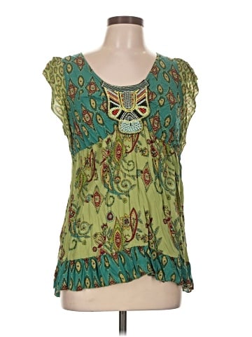 One World Short Sleeve Blouse (view 1)