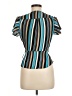 Timing 100% Polyester Teal Short Sleeve Blouse Size M - photo 2