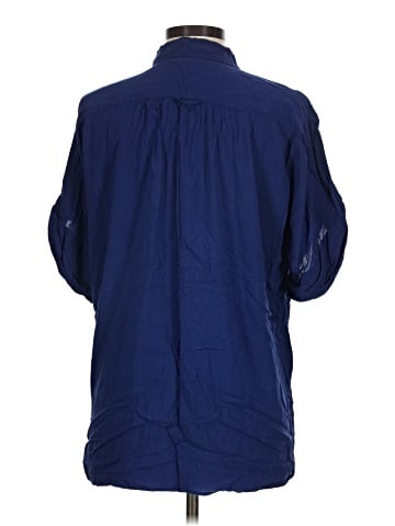 Gap 3/4 Sleeve Button-Down Shirt (view 2)