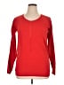 Athleta 100% Nylon Red Long Sleeve T-Shirt Size XL - photo 1