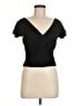 Express 100% Polyester Black Short Sleeve T-Shirt Size M - photo 1