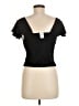Express 100% Polyester Black Short Sleeve T-Shirt Size M - photo 2