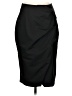 Ecru Solid Black Formal Skirt Size 2 - photo 1