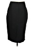 Ecru Solid Black Formal Skirt Size 2 - photo 2
