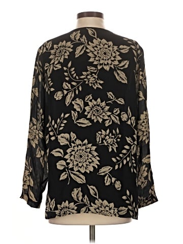 Kate Hill Long Sleeve Silk Top (view 2)