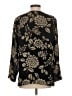 Kate Hill 100% Silk Black Long Sleeve Silk Top Size S - photo 2