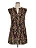 Laundry by Shelli Segal Floral Black Casual Dress Size 14 - photo 1