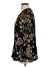 Kate Hill 100% Silk Black Long Sleeve Silk Top Size S - photo 5