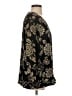 Kate Hill 100% Silk Black Long Sleeve Silk Top Size S - photo 4