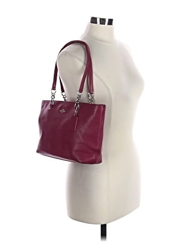 Coach Leather Tote (view 2)
