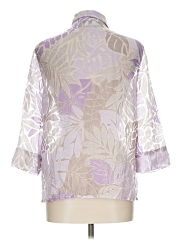 Alfred Dunner 3/4 Sleeve Button-Down Shirt (view 2)