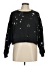 Chaser 100% Rayon Stars Black Pullover Sweater Size M - photo 1