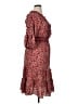 Max Studio Paisley Burgundy Casual Dress Size XL - photo 4