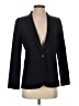 J.Crew Black Blue Wool Blazer Size 2 - photo 1