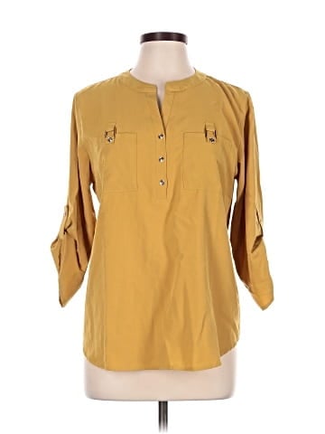 NY Collection 3/4 Sleeve Blouse (view 1)