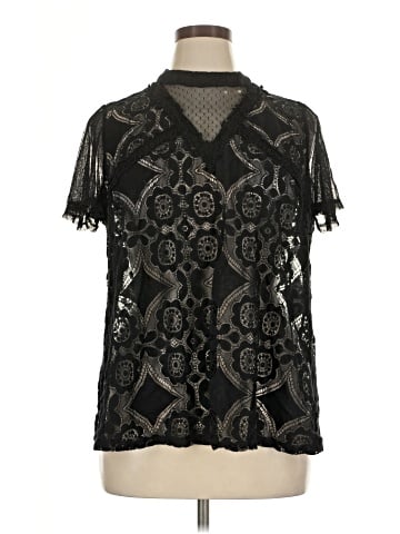 Worthington Short Sleeve Blouse (view 1)