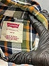 Levi's Plaid Green Long Sleeve Button-Down Shirt Size 10 - photo 3