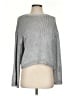 Zara Metallic Gray Pullover Sweater Size S - photo 1