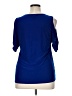 NY Collection Blue Short Sleeve Top Size 1X - photo 2