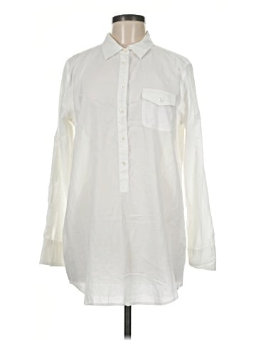 J.Crew Factory Store Long Sleeve Button-Down Shirt (view 1)