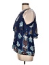Ella Moss 100% Rayon Blue Sleeveless Blouse Size L - photo 5