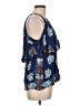 Ella Moss 100% Rayon Blue Sleeveless Blouse Size L - photo 4
