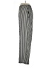 Haute Monde 100% Polyester Stripes Silver Casual Pants Size L - photo 5