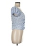 Sienna Sky 100% Polyester Blue Short Sleeve Top Size M - photo 4