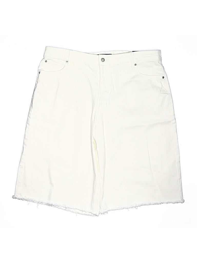 Ashley Graham Shorts In Ivory