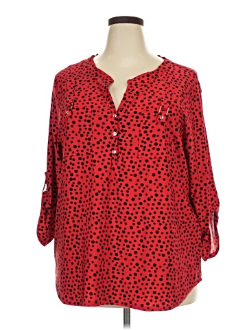 NY Collection 3/4 Sleeve Blouse (view 1)