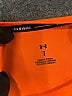 Under Armour 100% Polyester Orange Short Sleeve T-Shirt Size 7 - photo 3