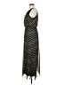 En Focus Studio 100% Polyester Chevron-herringbone Black Gray Casual Dress Size 8 - photo 5