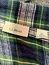 L.L.Bean 100% Cotton Plaid Green 3/4 Sleeve Button-Down Shirt Size L - photo 7